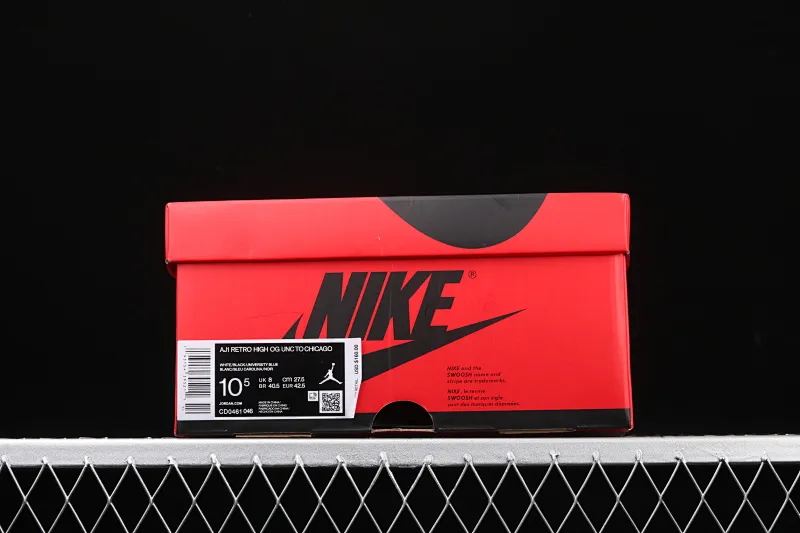 All categories Air Jordan Jordan series basketball shoes Air Jordan 1 High Air Jordan 1 High OG "UNC To Chicago" AJ1 Joe 1 police light 2.0 CD0461-046